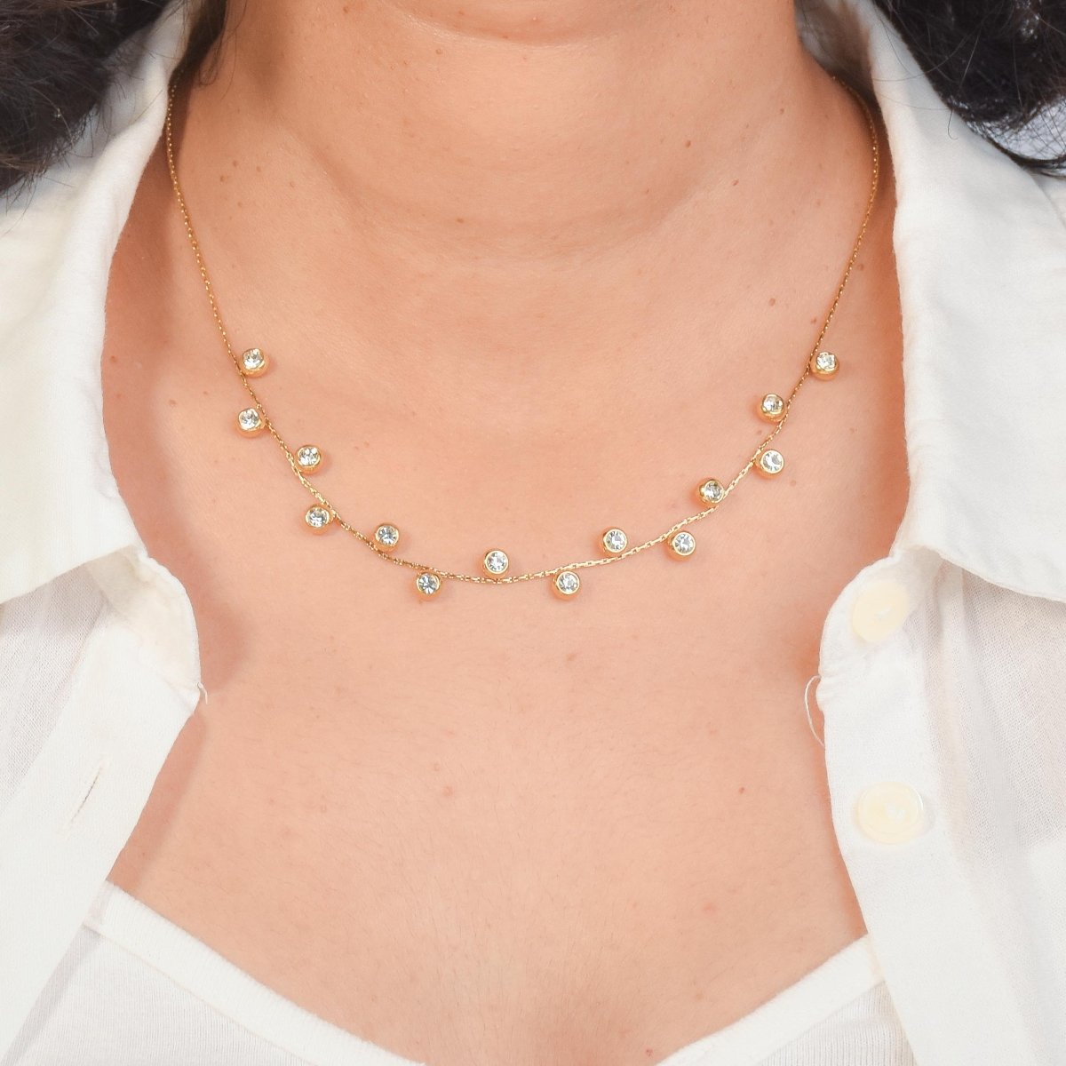Diamond Dust Necklace - Upakarnaproduct_type