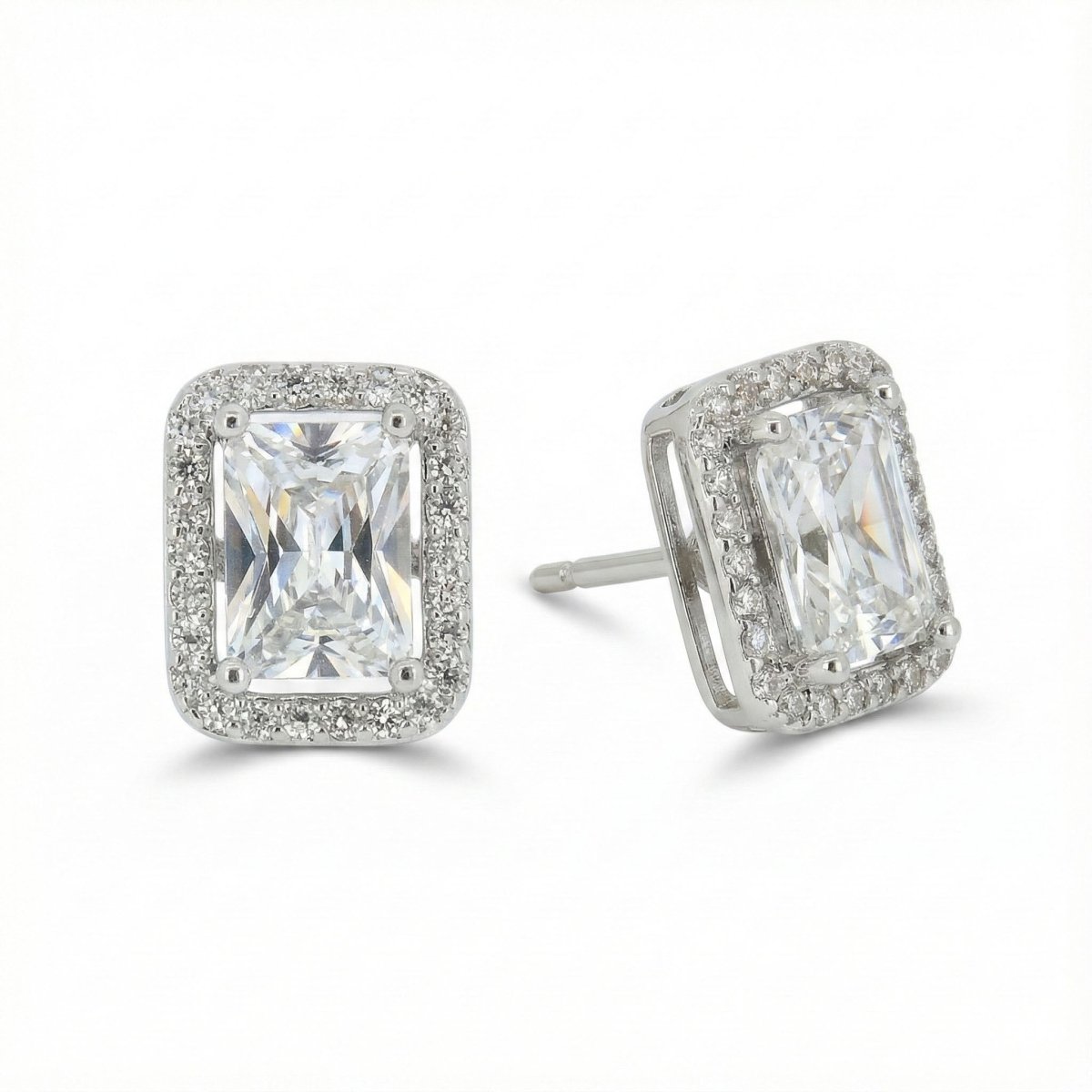 Diamond Rectangular Earring - Upakarnaproduct_type