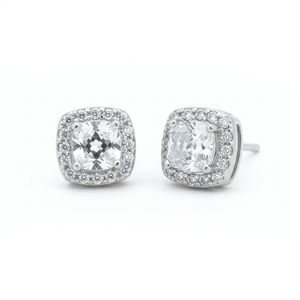 Diamond Square Studs
