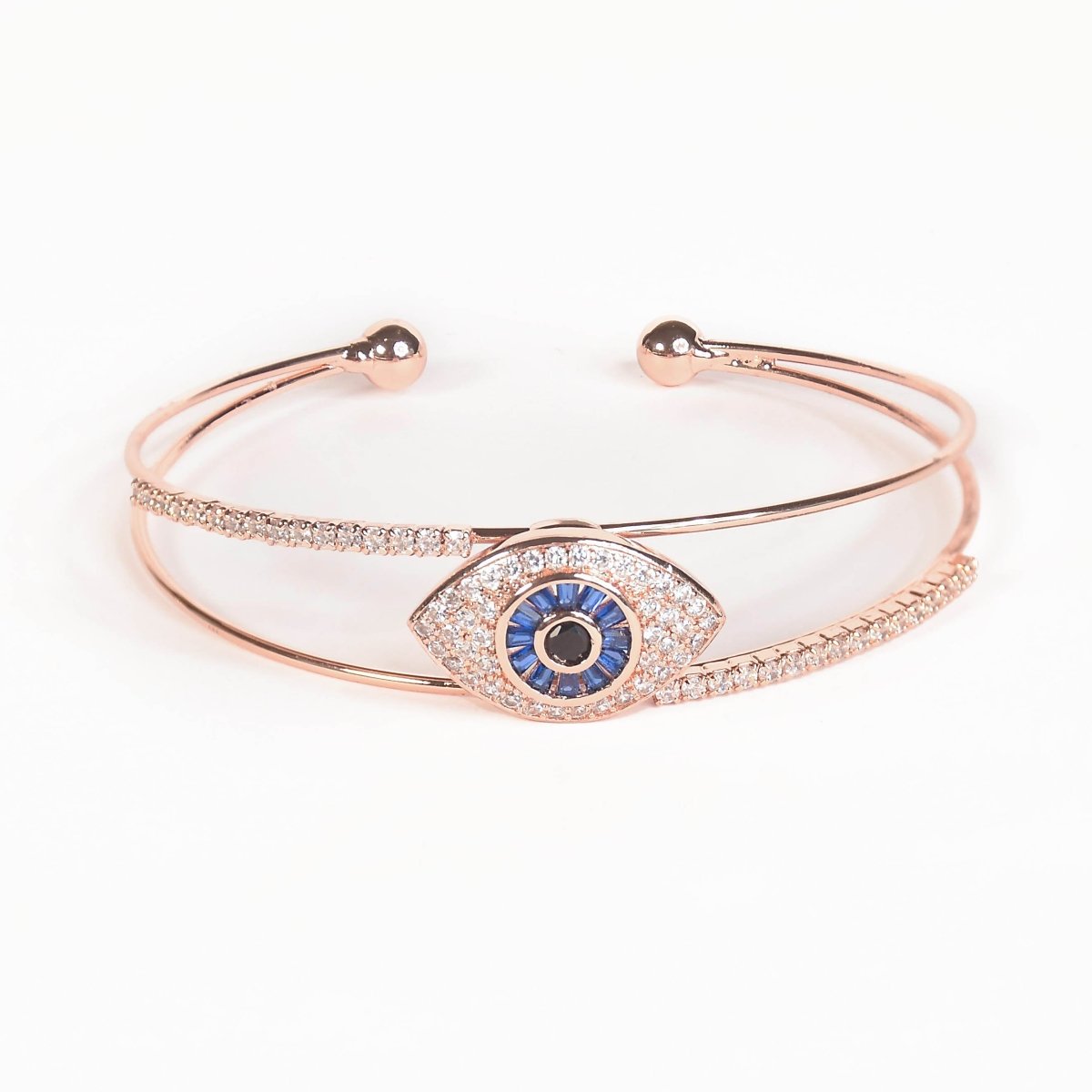 Divine Evil Eye Cuff Bangle - Upakarnaproduct_type