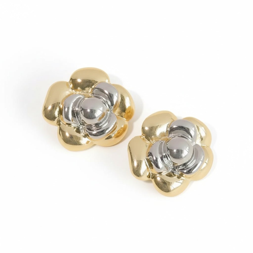 Dual Bloom Earrings - Upakarnaproduct_type