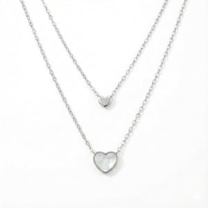 Dual Heart Layered Necklace