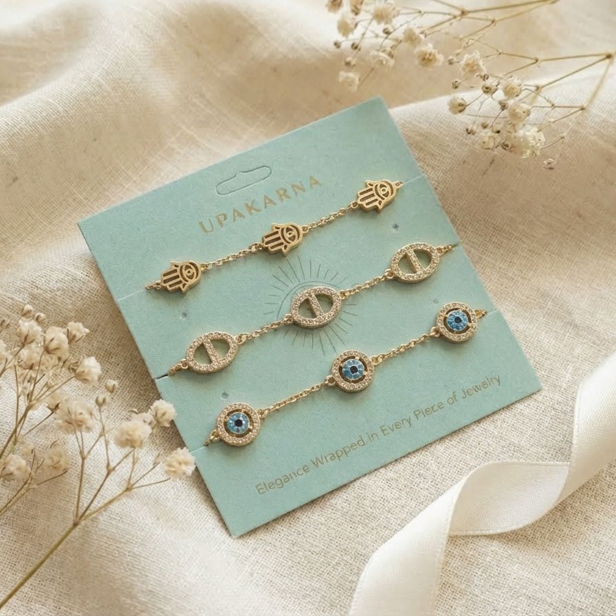 Elegant Shine Bracelet Stack - Upakarnaproduct_type