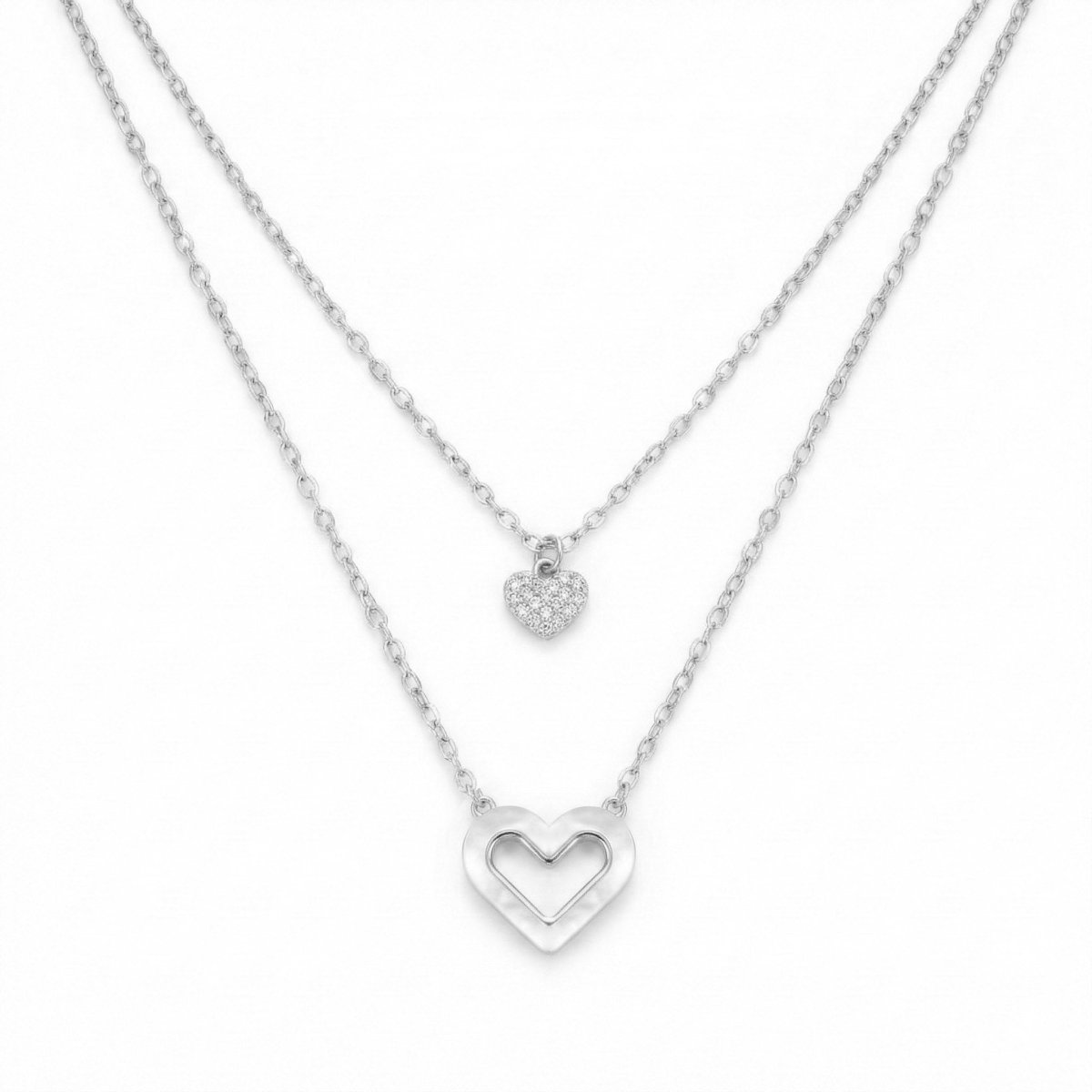 Elite Heart Layered Necklace - Upakarnaproduct_type