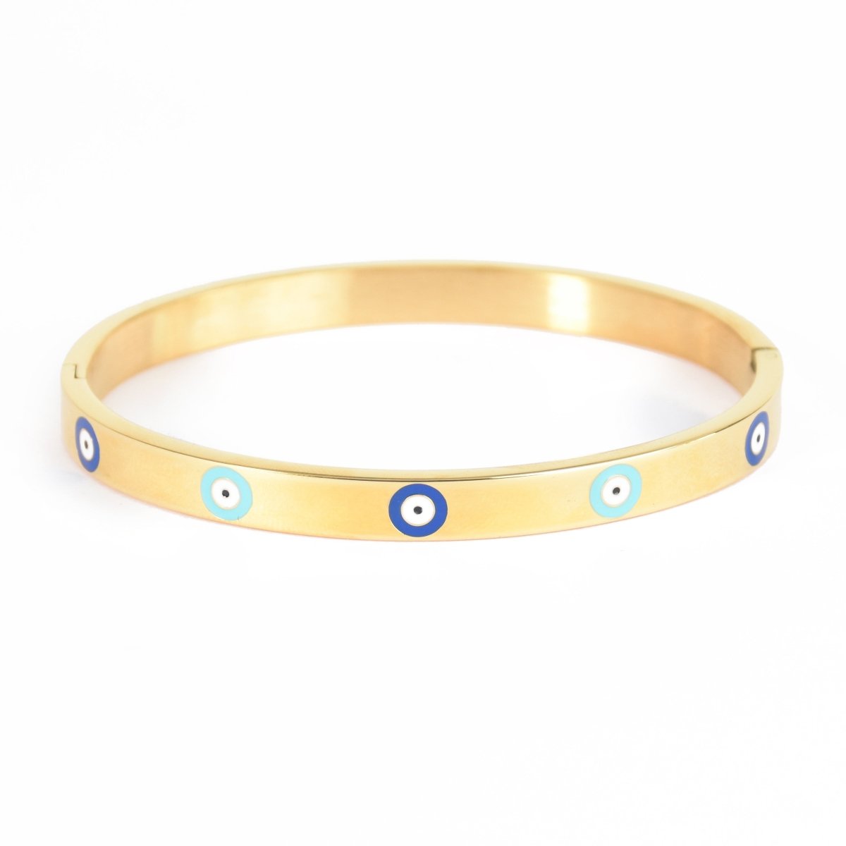 Enamel Evil Eye Bangle - Upakarnaproduct_type