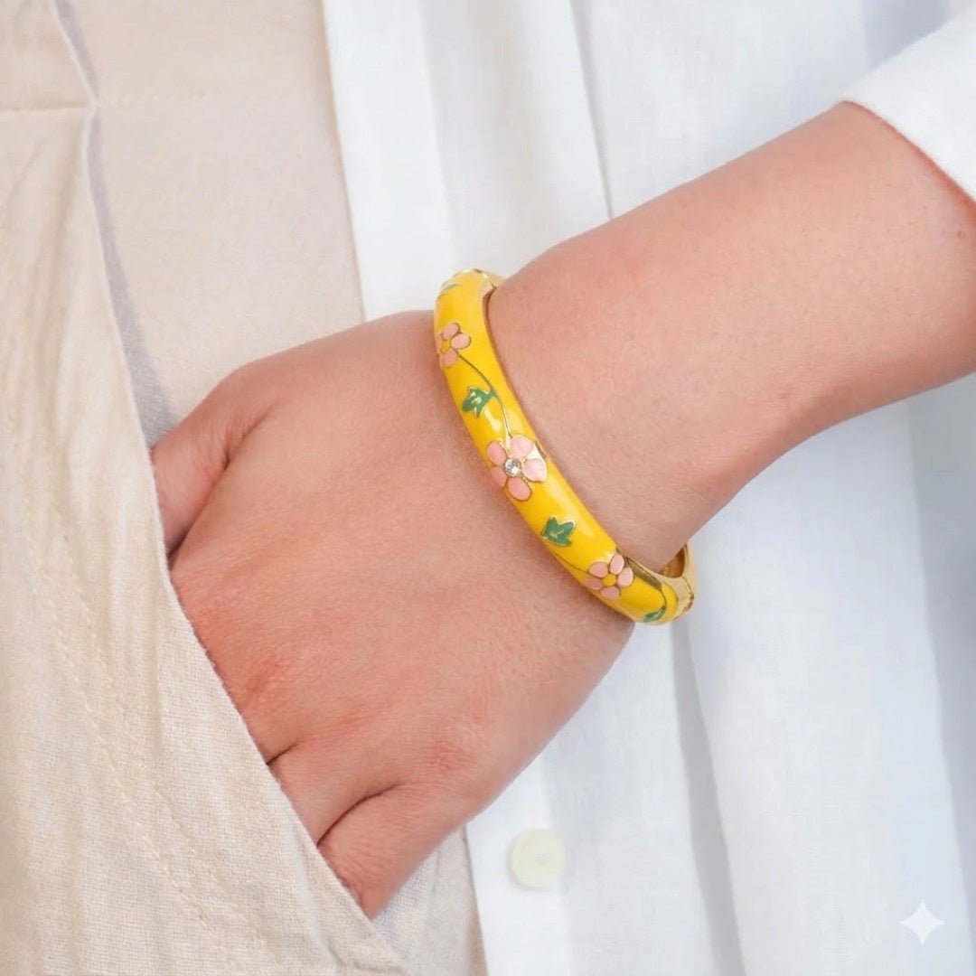 Enchanted Bloom Kids Bangle - Upakarnaproduct_type