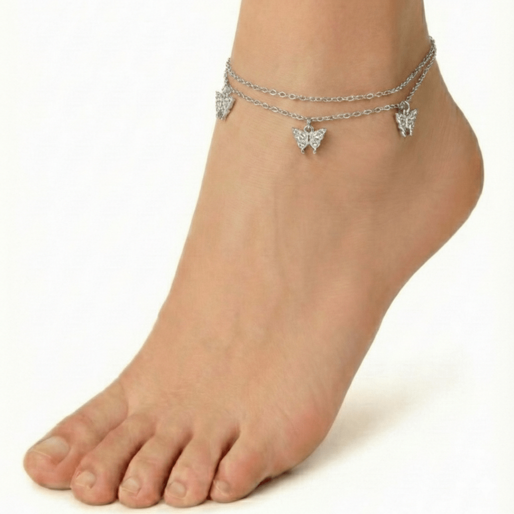 Enchanted Butterfly Anklet - Upakarnaproduct_type