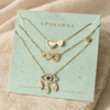 Eternal Infinity Necklace Stack in gold, anti-tarnish — Upakarna