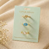 Evil Eye Heart Ring Stack - Upakarnaproduct_type
