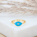 Evil Eye Pastel Ring