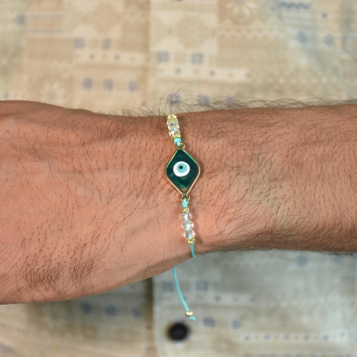 Evil Eye Rakhi Bracelets Set of 6 - Upakarnaproduct_type