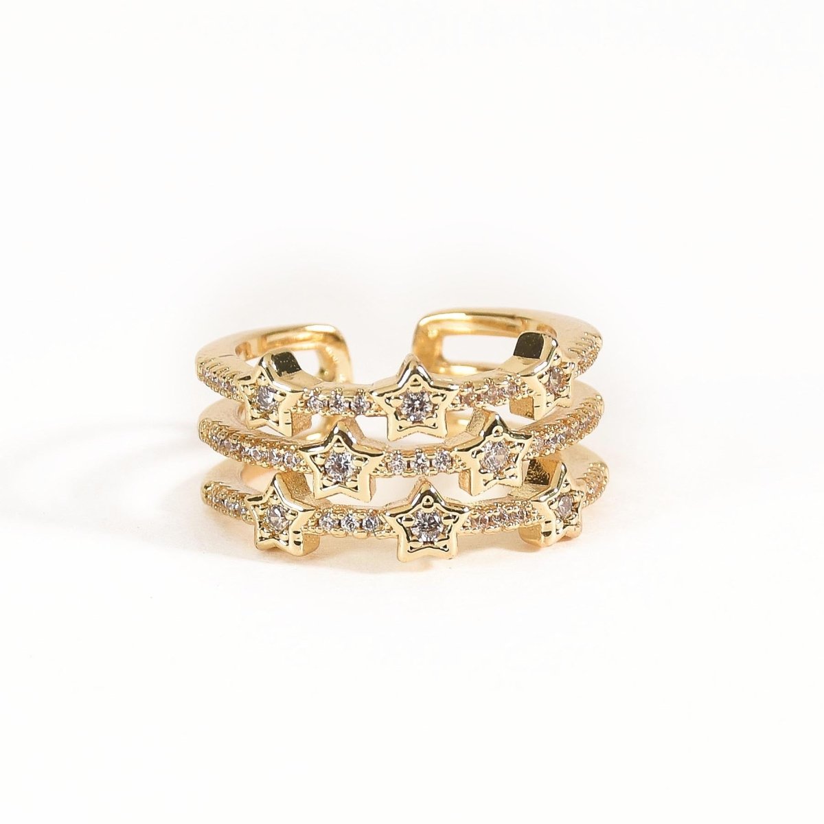 Evil Eye Stardust Ring Stack - Upakarnaproduct_type