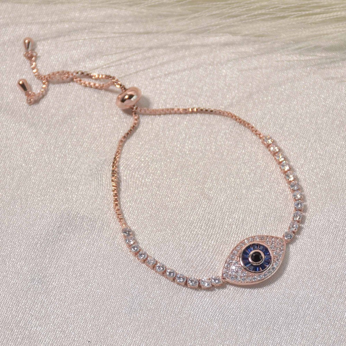 Evil Eye Tennis Bracelet - Upakarnaproduct_type