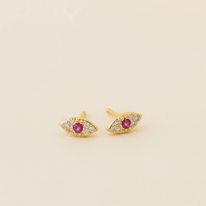 Evil Eye Tiny Studs Earrings