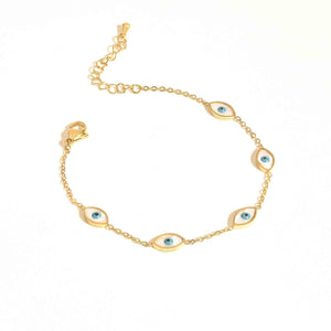 Eye Shaped Evil Eye Bracelet