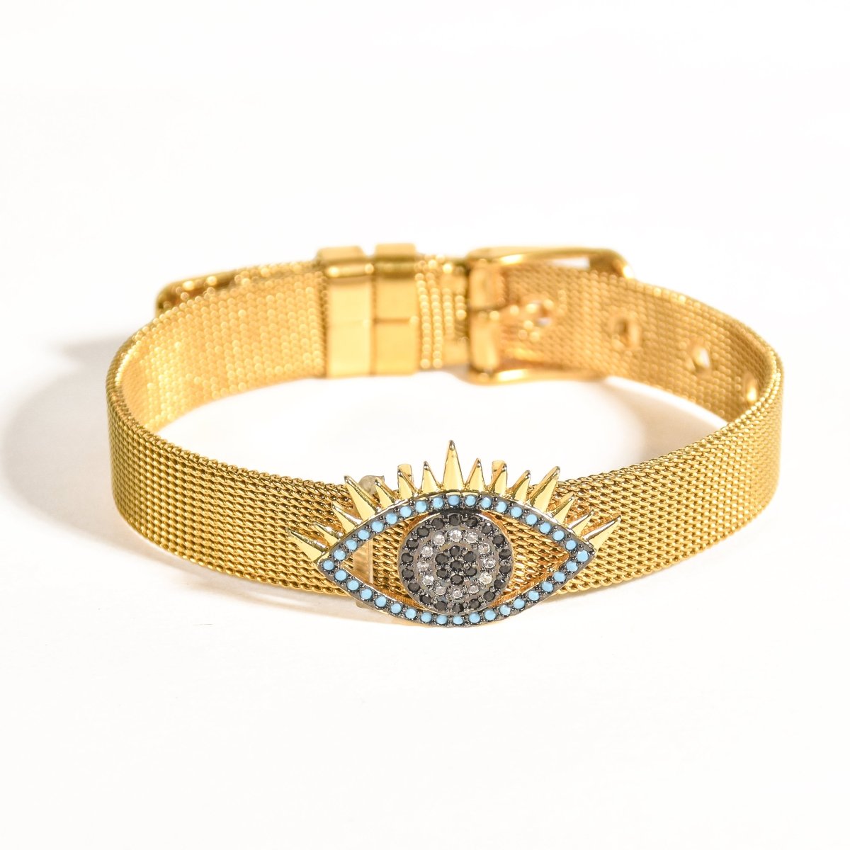 Eye - Shaped Evil Eye Watch Belt - Upakarnaproduct_type
