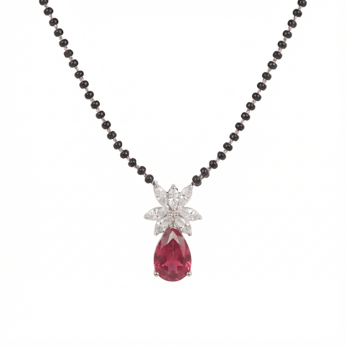 Floral Flare Mangalsutra Necklace - Upakarnaproduct_type