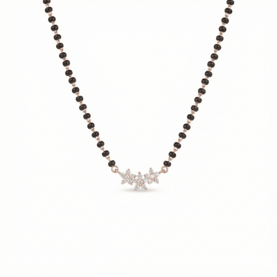 Floral Mangalsutra Necklace