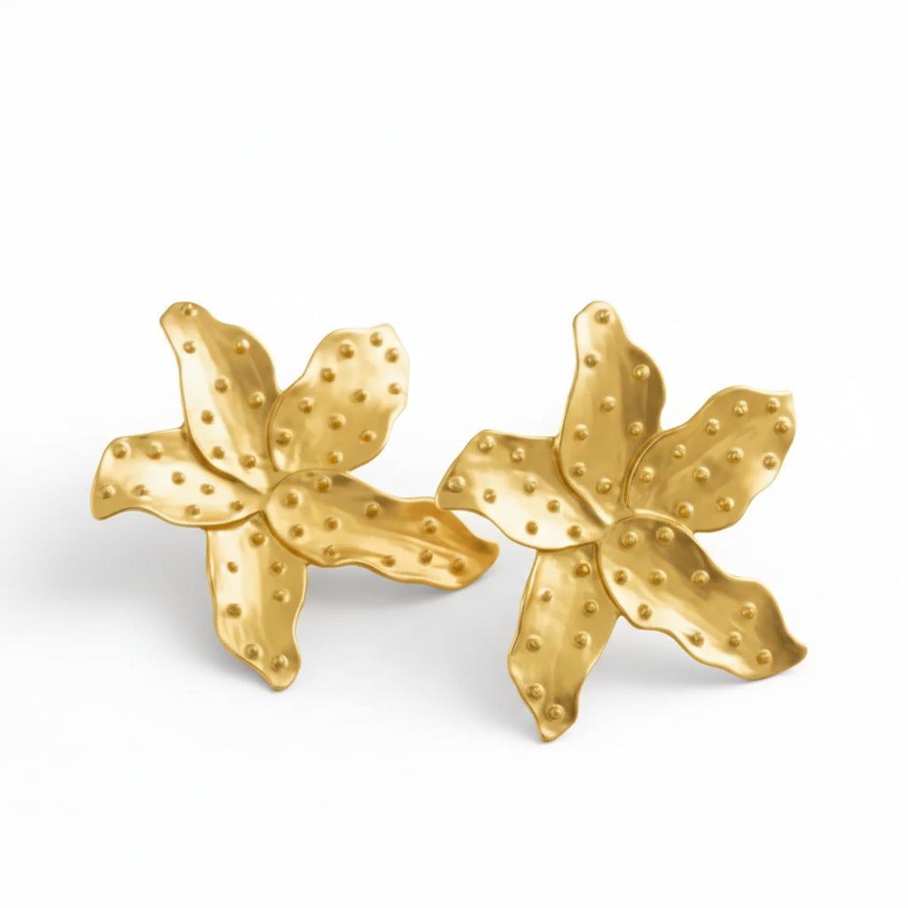 Flower Spotted Earrings - Upakarnaproduct_type
