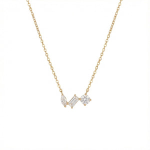 Geometric Sparkle Necklace