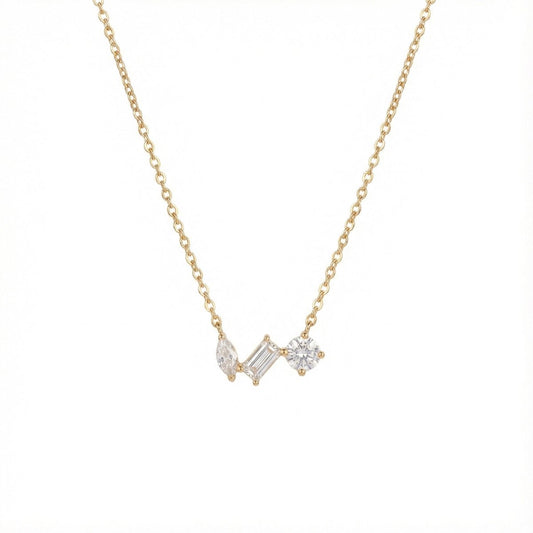 Geometric Sparkle Necklace