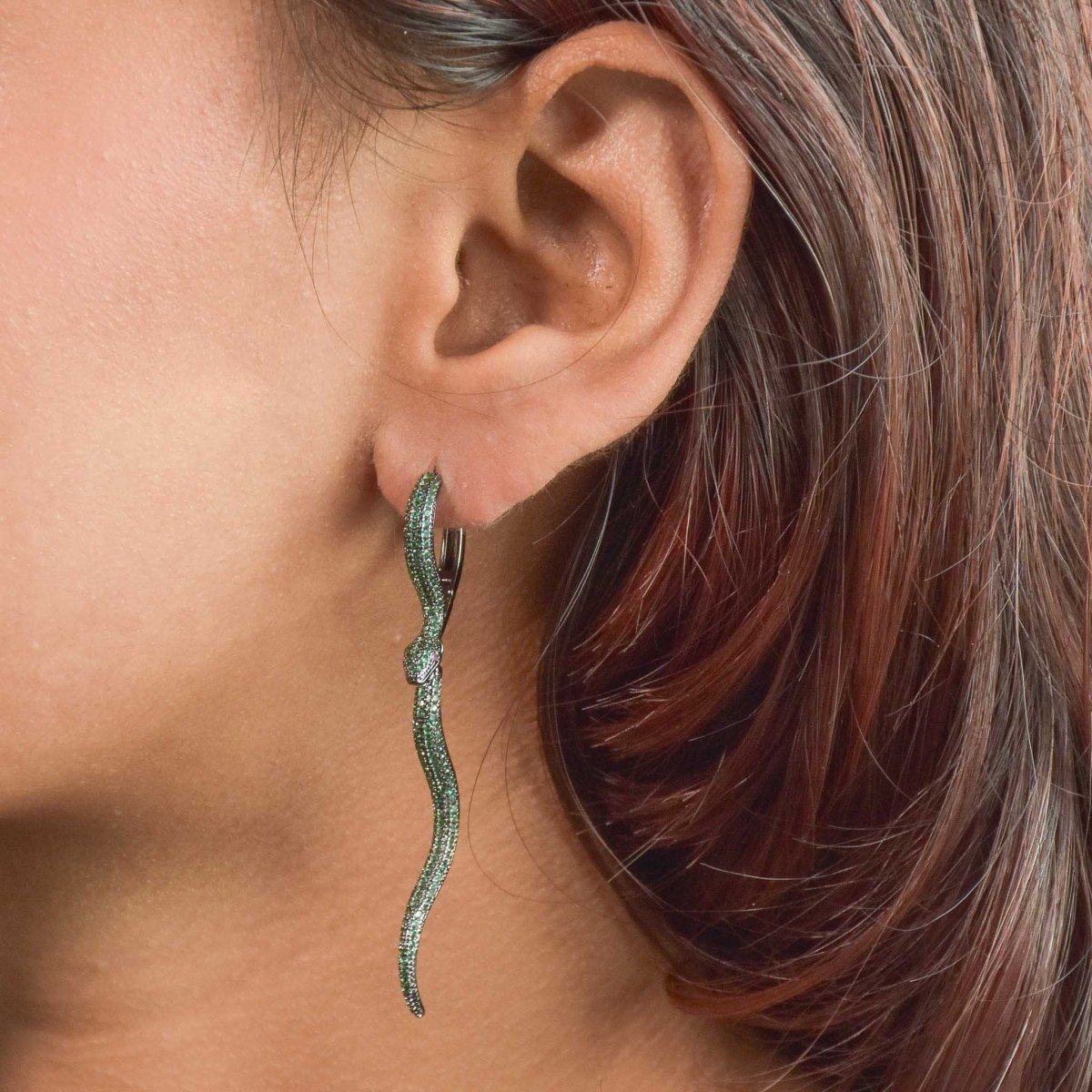 Gilded Snake Earrings - Upakarnaproduct_type