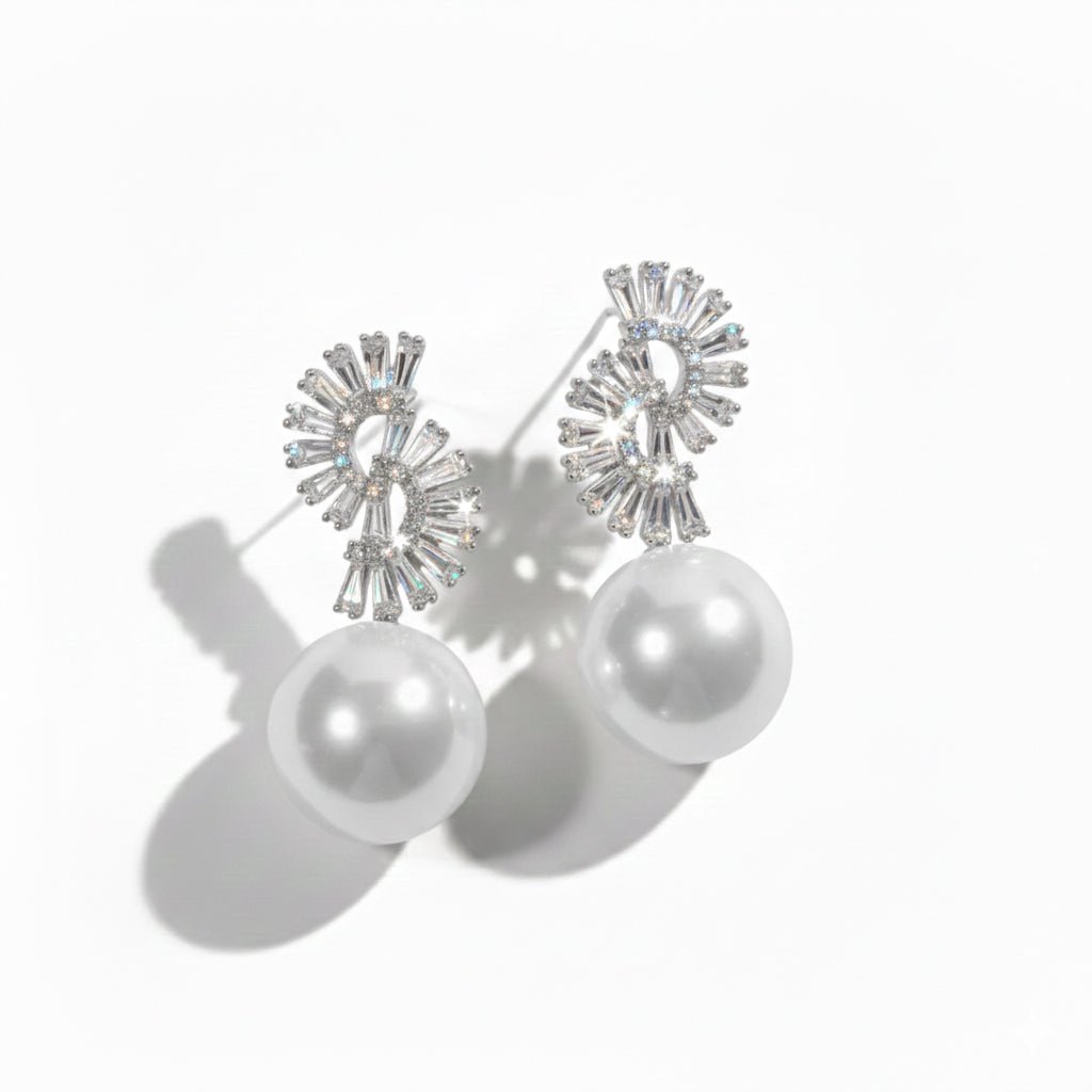 Gleaming Pearl Earrings - Upakarnaproduct_type