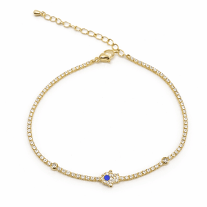 Glistening Hamsa Bracelet