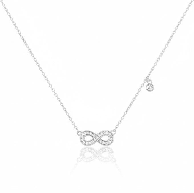 Glittering Infinity Necklace - Upakarnaproduct_type