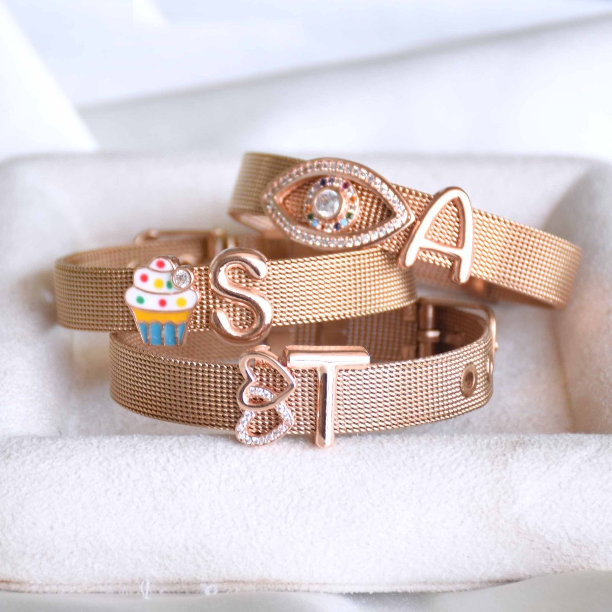 Gold Watch Band Bracelet | Personalised name for everyday wear - Upakarnaproduct_type