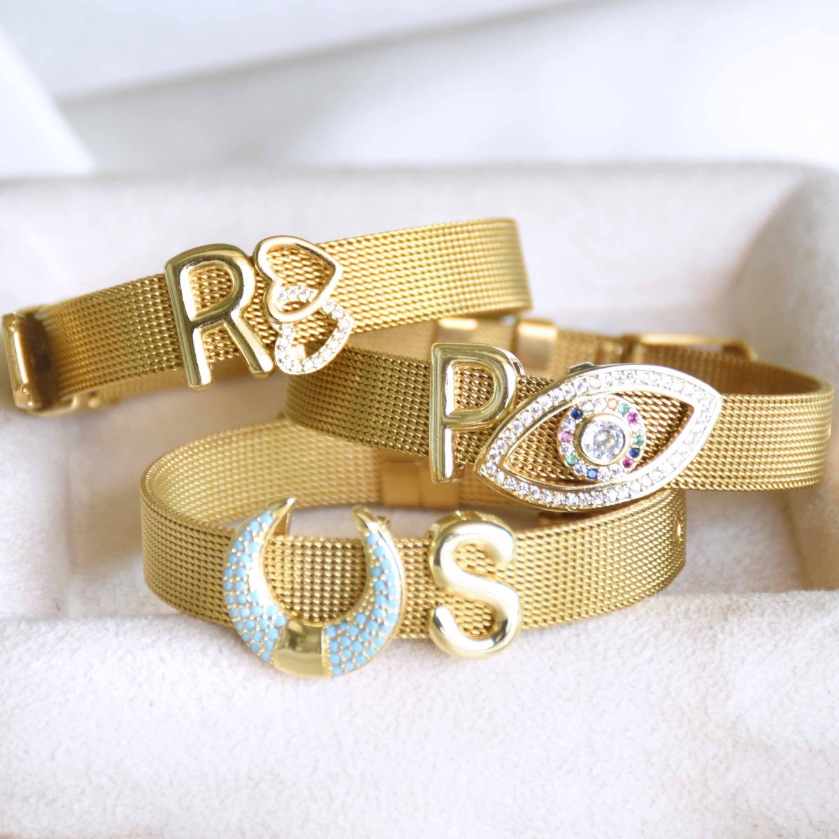 Gold Watch Band Bracelet | Personalised name for everyday wear - Upakarnaproduct_type