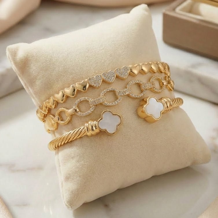 Golden Amour Bangle Stack - Upakarnaproduct_type