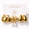 Golden Glow Earring Stack - Upakarnaproduct_type