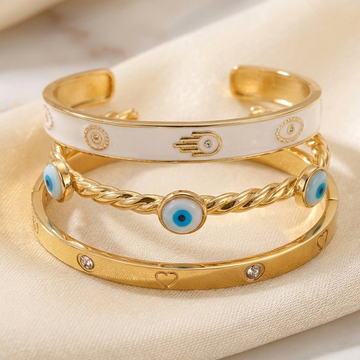 Golden Hour Bangle Stack - Upakarnaproduct_type
