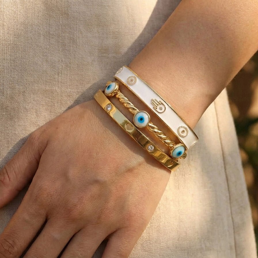 Golden Hour Bangle Stack - Upakarnaproduct_type