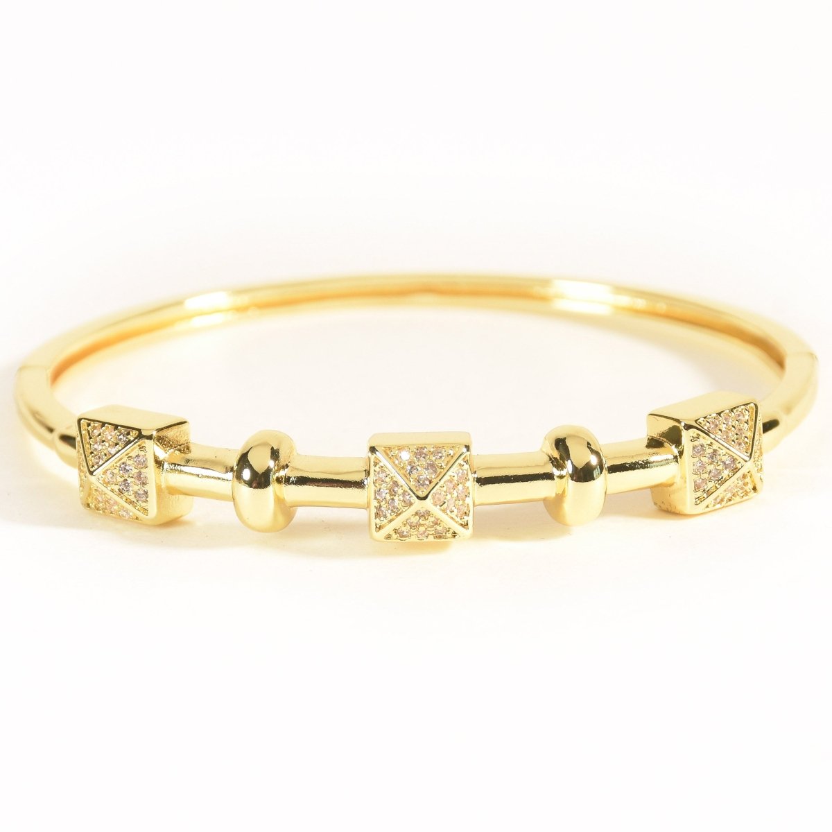 Golden Infinity Bangle Stack - Upakarnaproduct_type
