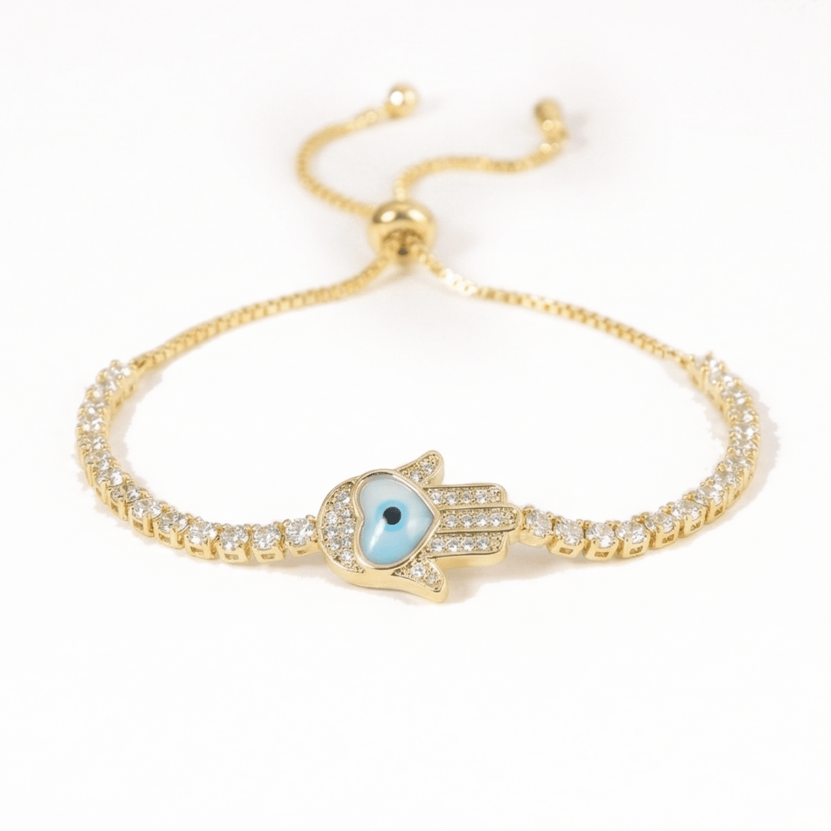 Hamsa Heart Bracelet - Upakarnaproduct_type