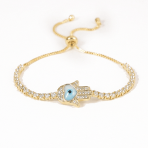 Hamsa Heart Bracelet