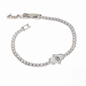 Hamsa tennis Bracelet