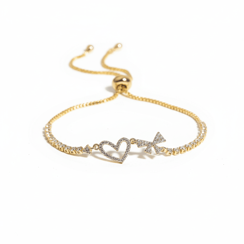 Heart Bow Bracelet - Upakarnaproduct_type