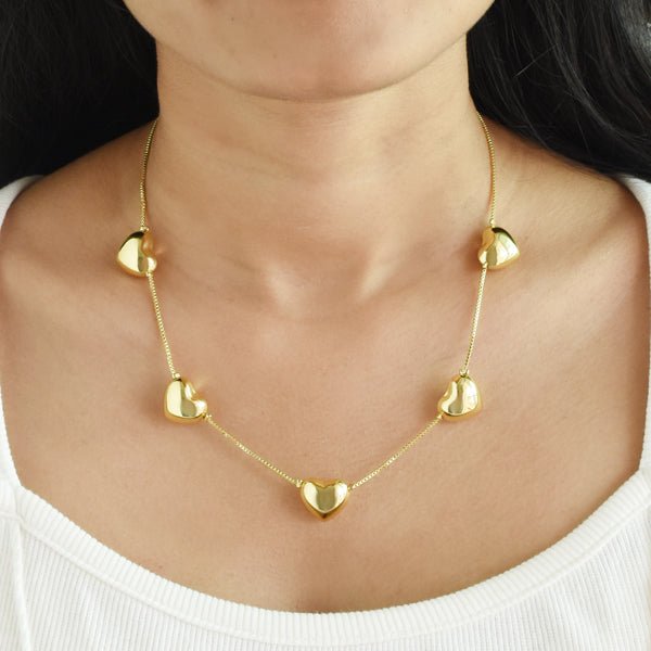 Heart Chain Necklace - Upakarnaproduct_type