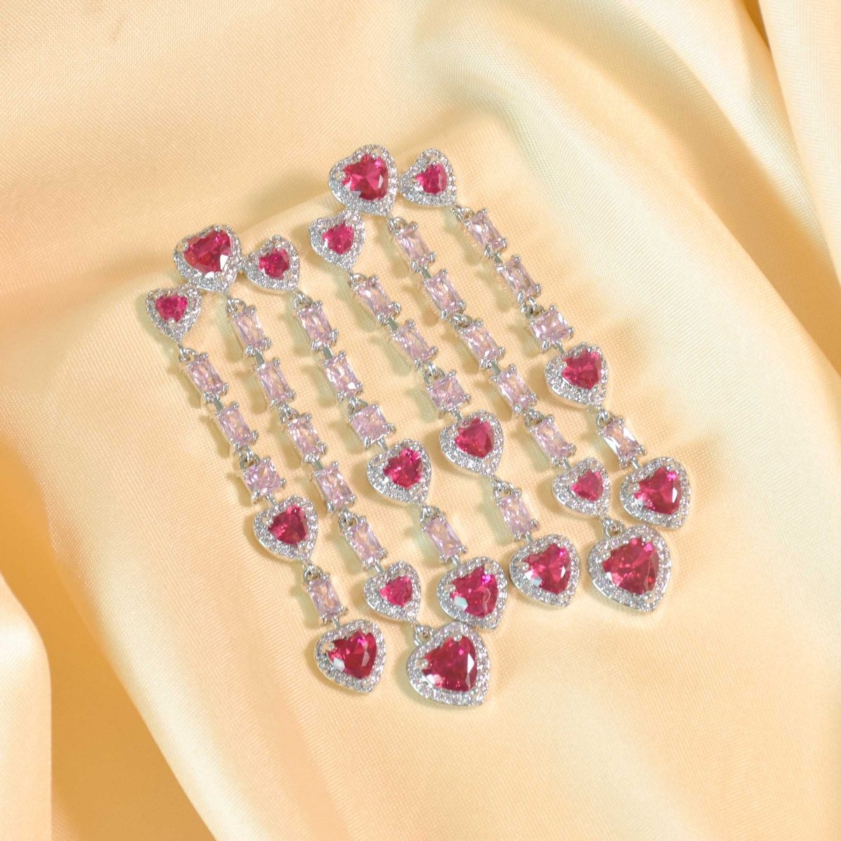 Heartfelt Glam Earrings - Upakarnaproduct_type