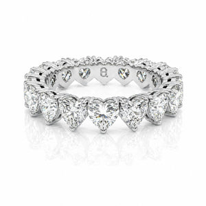 Heartline Eternity Ring