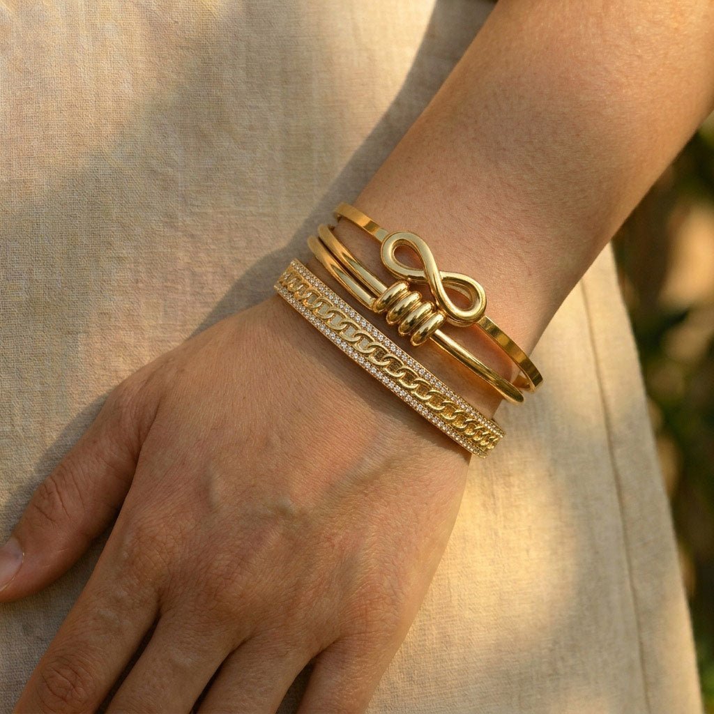 Infinite Glow Bangle Stack - Upakarnaproduct_type