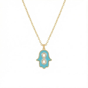 Infinite Hamsa Necklace