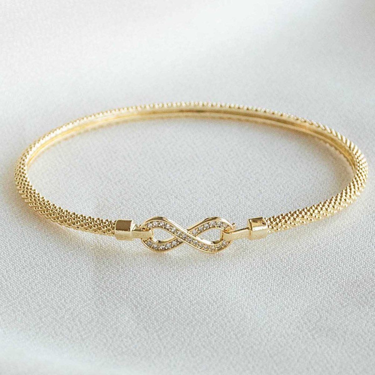 Infinity Dainty Bangle - Upakarnaproduct_type