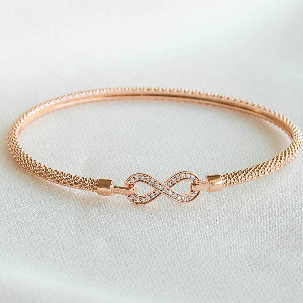 Infinity Dainty Bangle - Upakarnaproduct_type