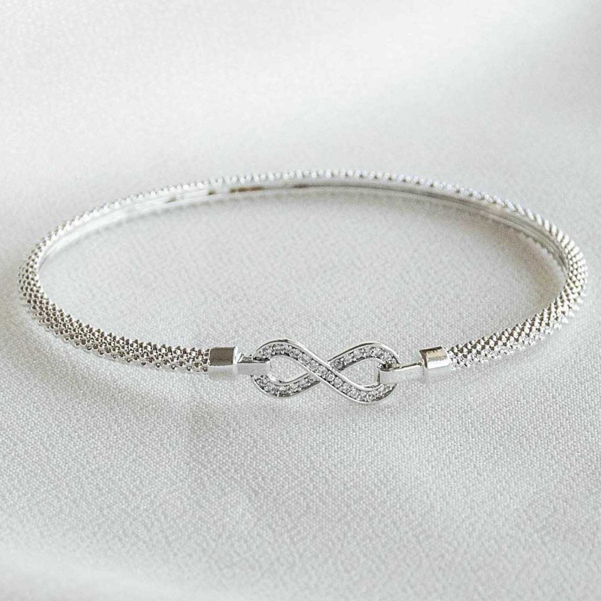 Infinity Dainty Bangle - Upakarnaproduct_type