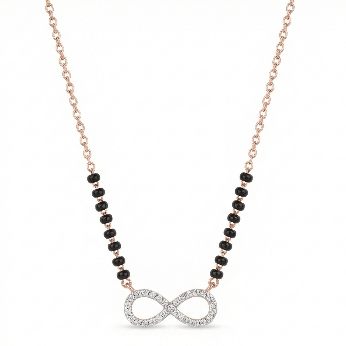 Infinity Diamond Mangalsutra Necklace - Upakarnaproduct_type