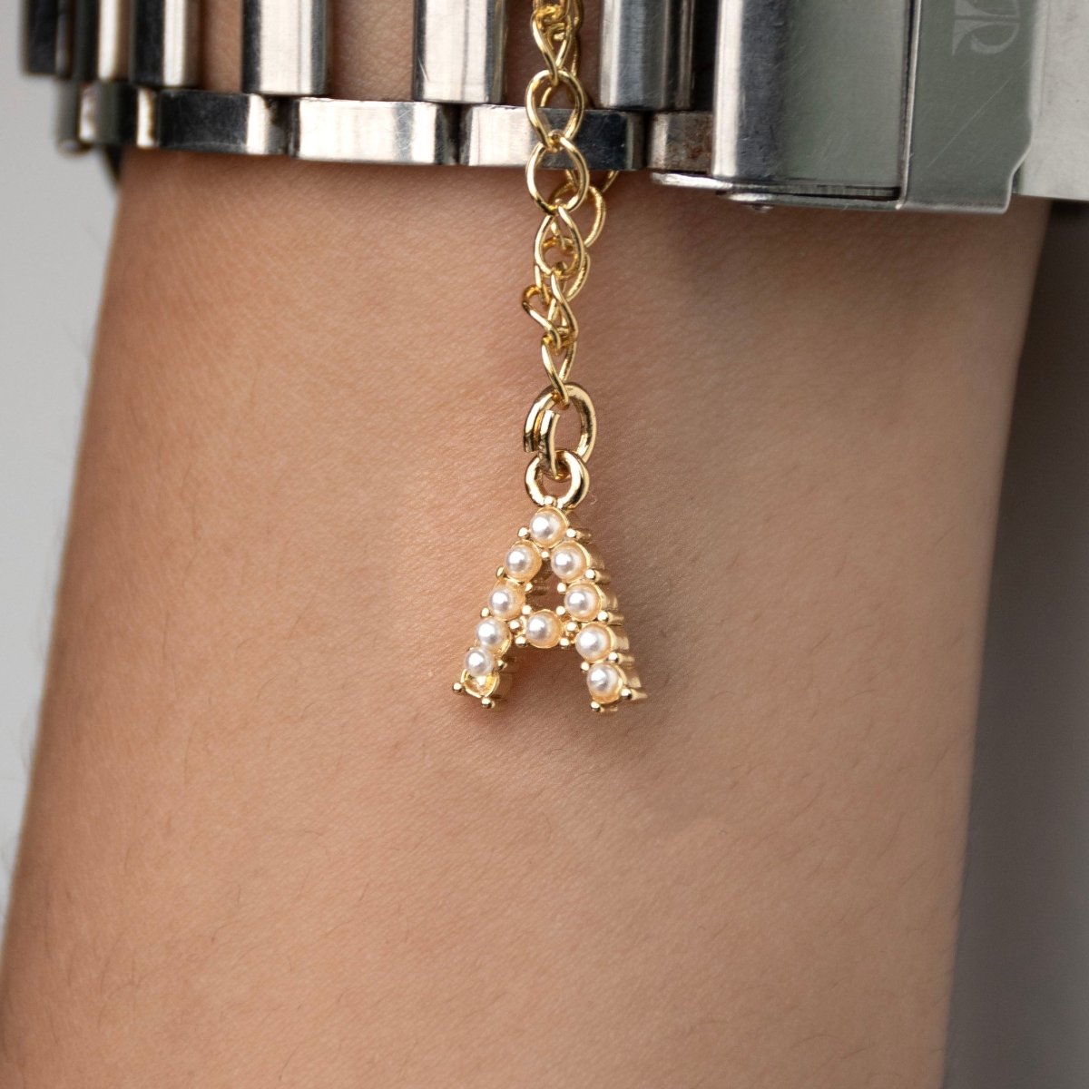 Initial Pearl Watch Charm - Upakarnaproduct_type